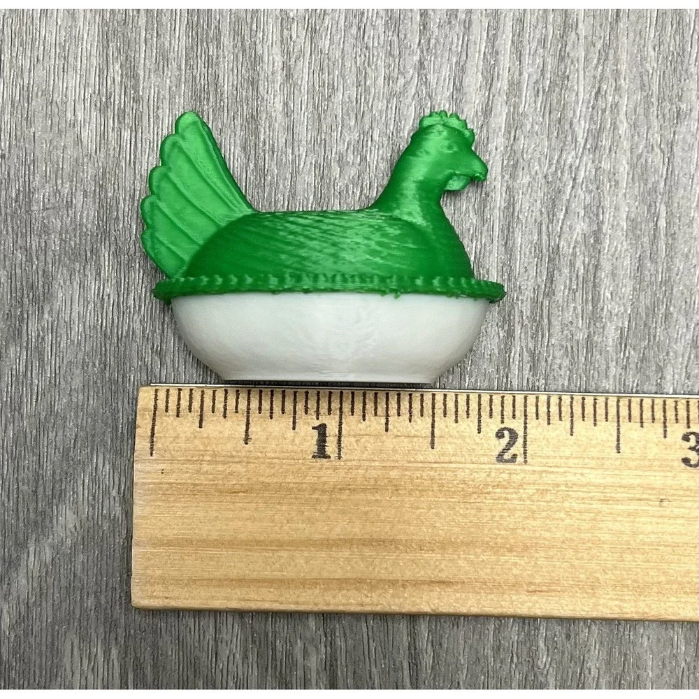 Set 6 Hen On Nest Fridge Magnets HON‎ 3D Printed Kitchen Farmhouse Two-Tone